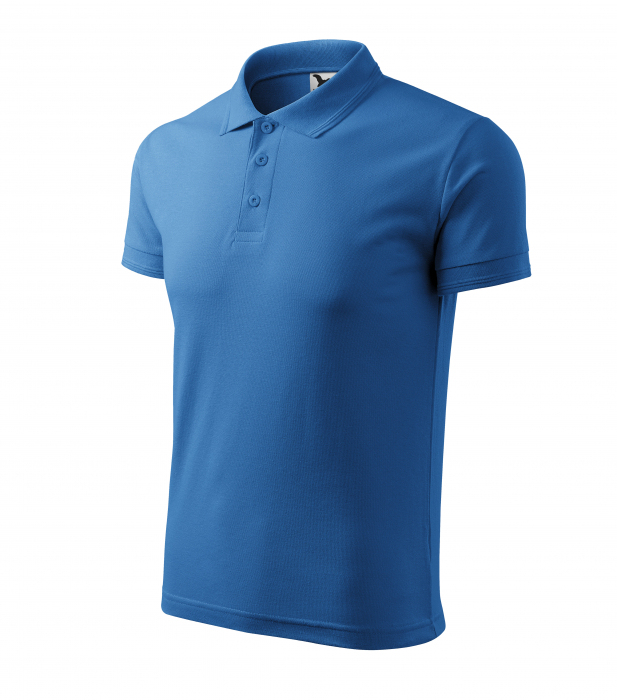 Tricou polo barbati maneca scurta alb , M [60]