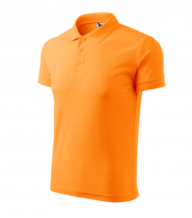 Tricou polo barbati maneca scurta alb , M [48]