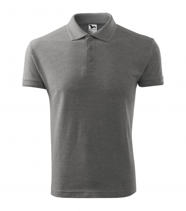 Tricou polo barbati maneca scurta alb , M [16]