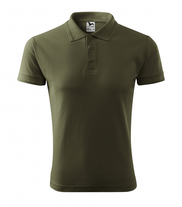 Tricou polo barbati maneca scurta alb , M [91]