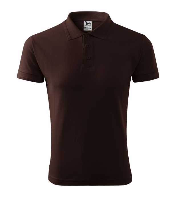 Tricou polo barbati maneca scurta alb , M [40]