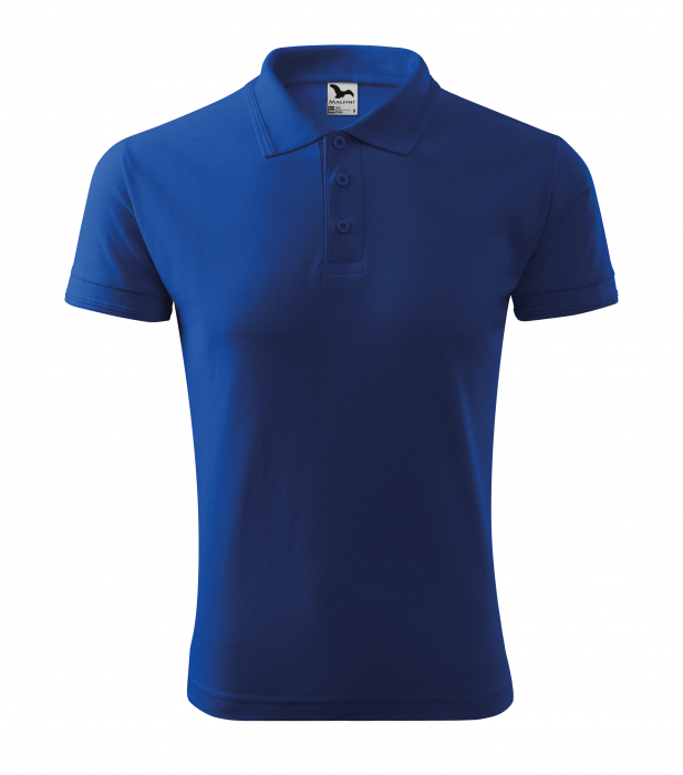 Tricou polo barbati maneca scurta alb , M [10]