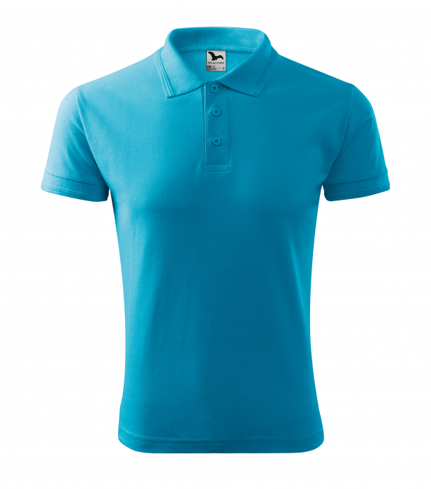 Tricou polo barbati maneca scurta alb , M [67]