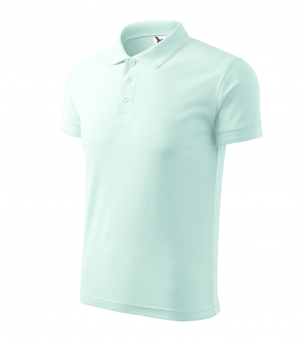 Tricou polo barbati maneca scurta alb , M [75]