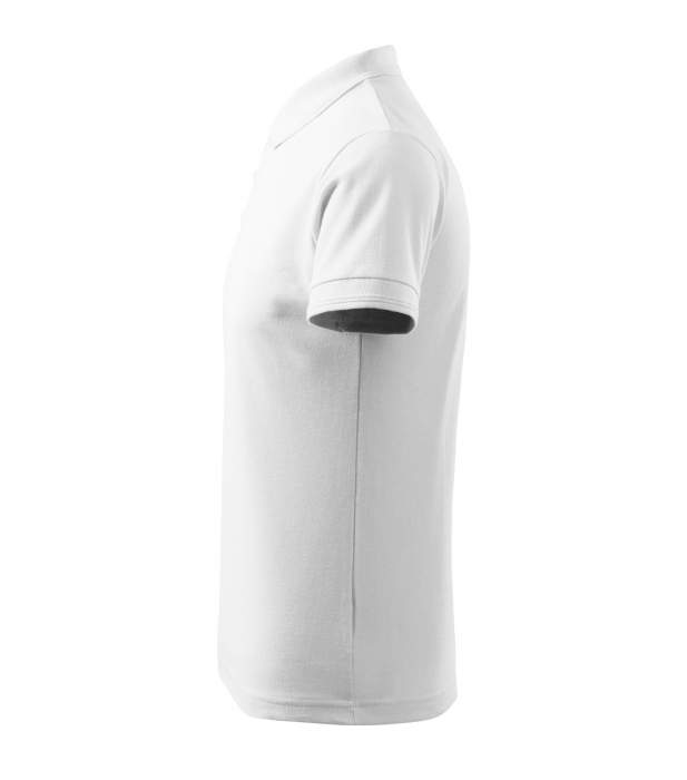 Tricou polo barbati maneca scurta alb , M [3]