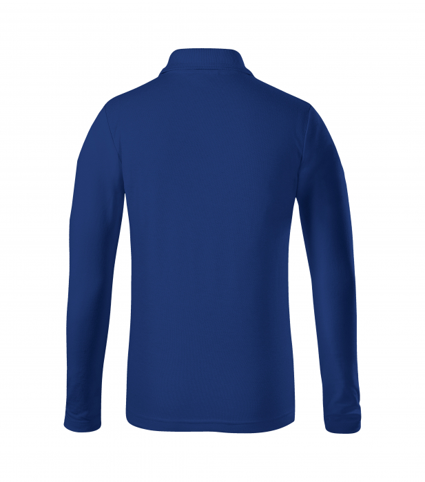 Tricou polo copii maneca lunga alb , 122 cm/6 ani [8]