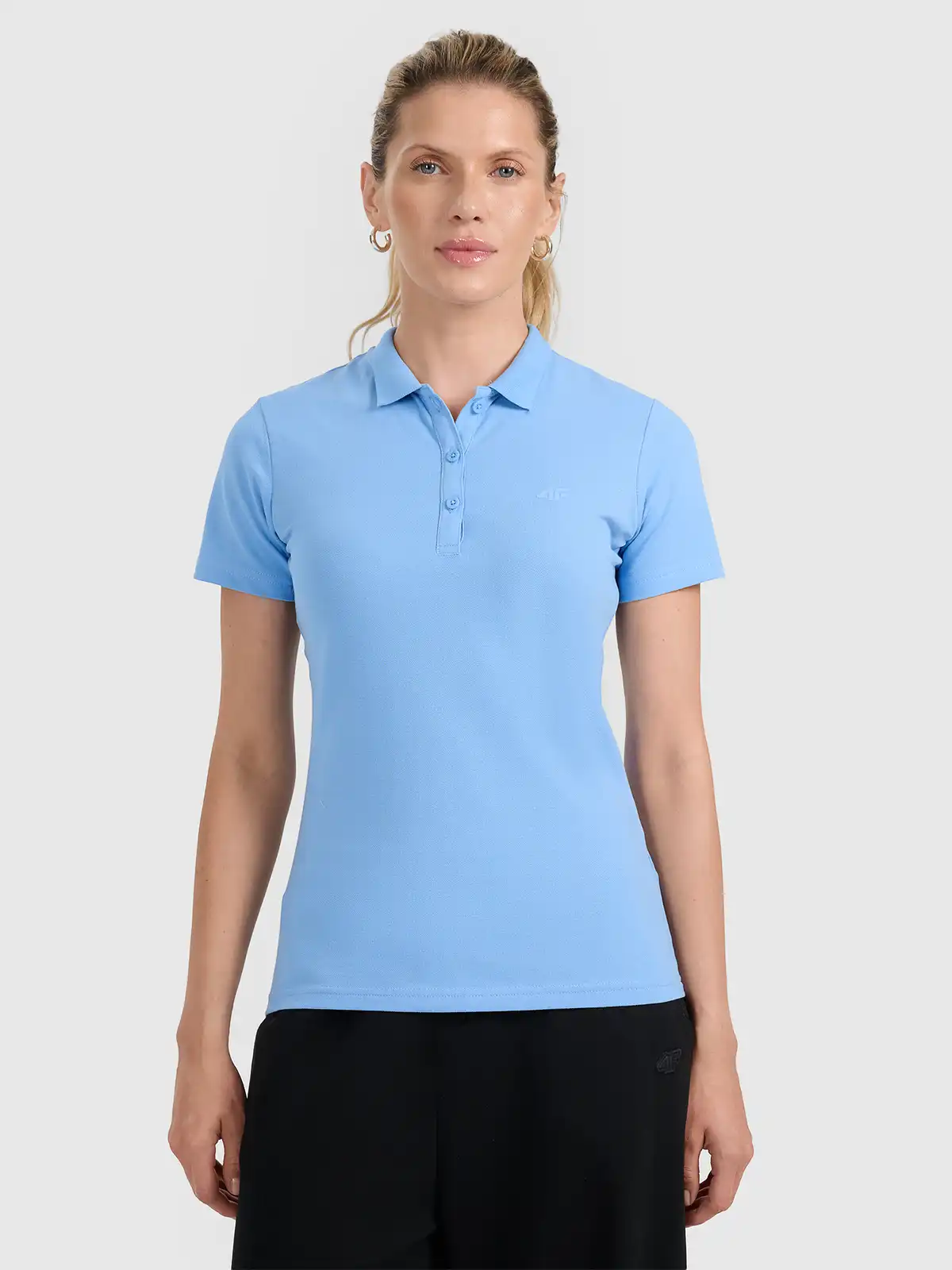 4F Women's Polo Shirt, blue, XS [2]