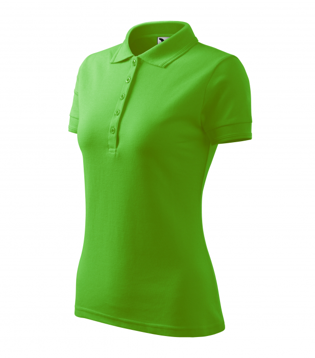Tricou polo dama maneca scurta Alb , XS [75]