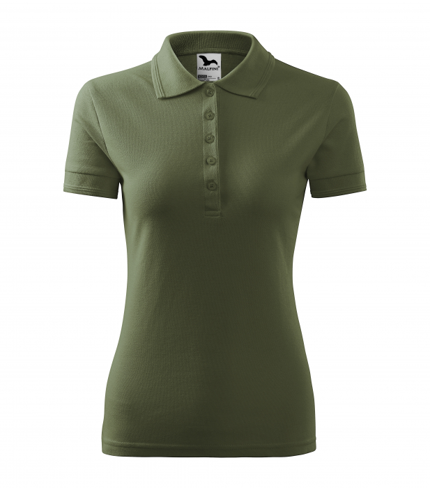 Tricou polo dama maneca scurta Alb , XS [85]