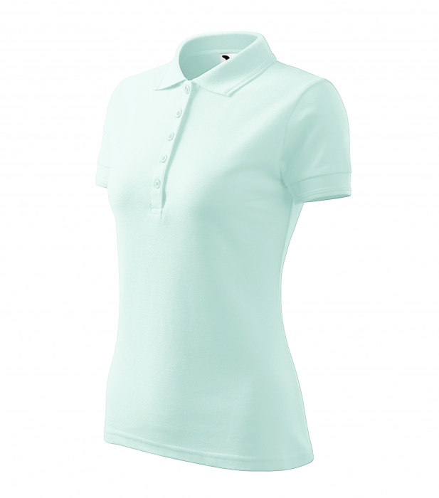 Tricou polo dama maneca scurta Alb , XS [66]