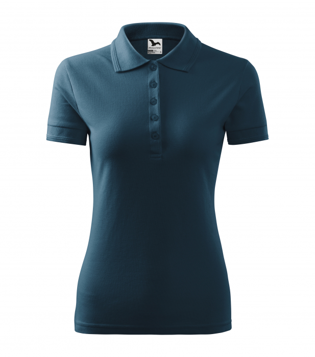 Tricou polo dama maneca scurta Alb , XS [7]