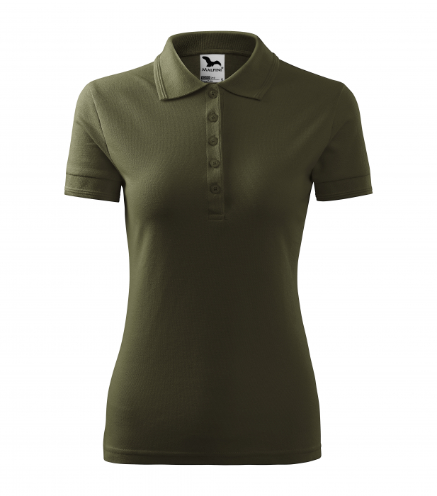 Tricou polo dama maneca scurta Alb , XS [82]