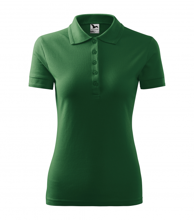 Tricou polo dama maneca scurta Alb , XS [76]