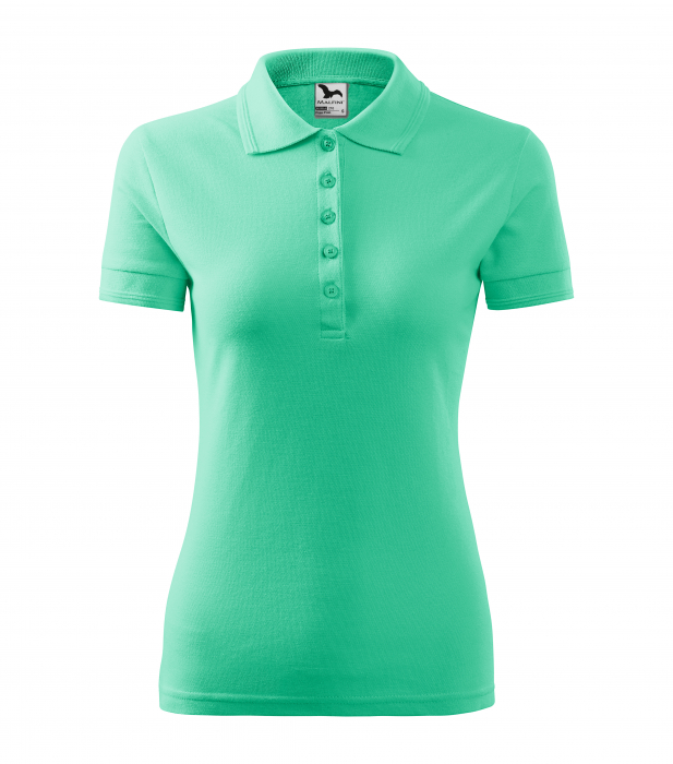 Tricou polo dama maneca scurta Alb , XS [61]