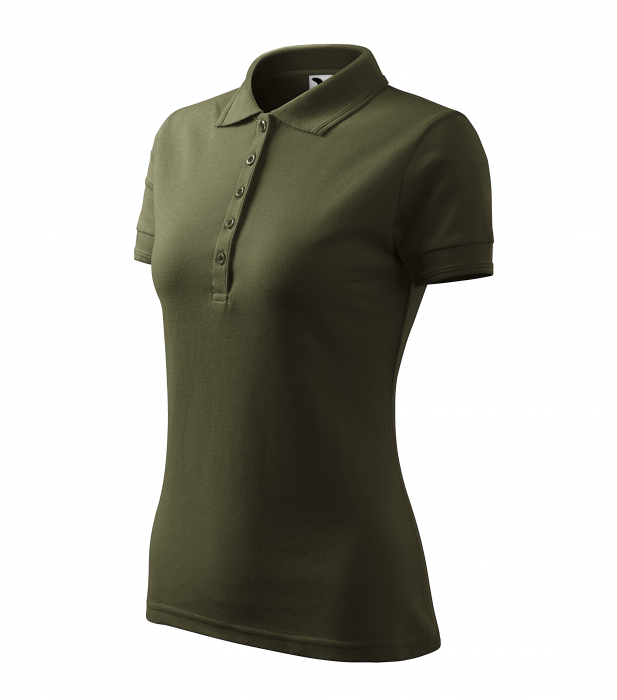Tricou polo dama maneca scurta Alb , XS [84]