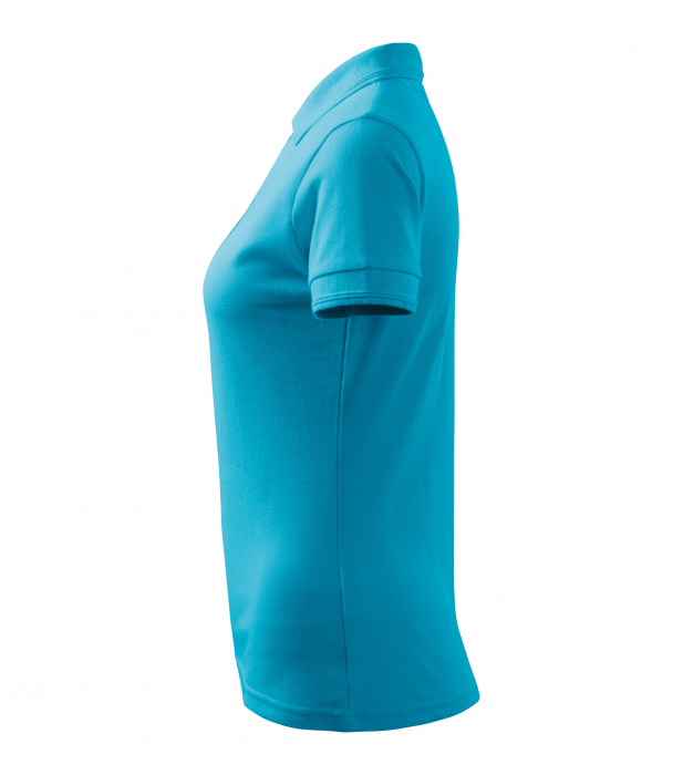 Tricou polo dama maneca scurta Alb , XS [60]