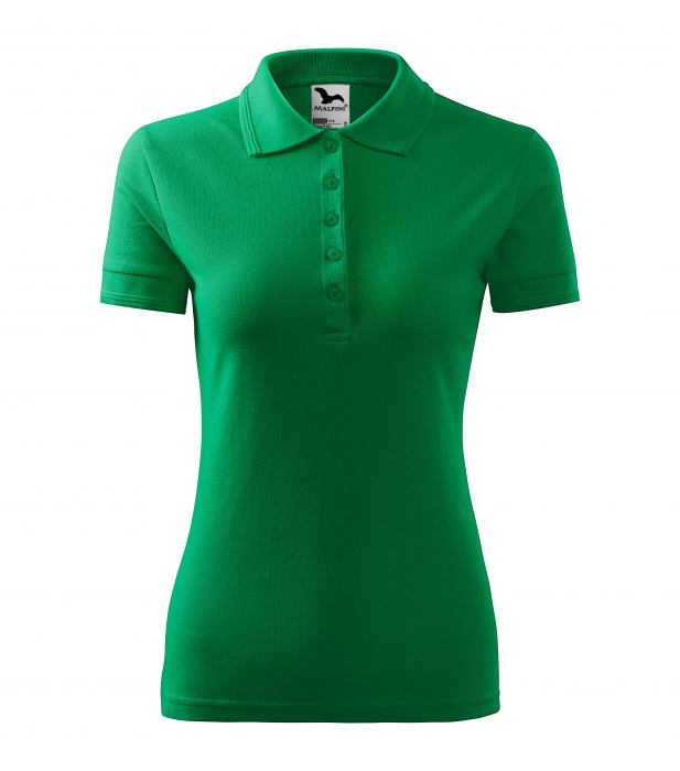 Tricou polo dama maneca scurta Alb , XS [70]