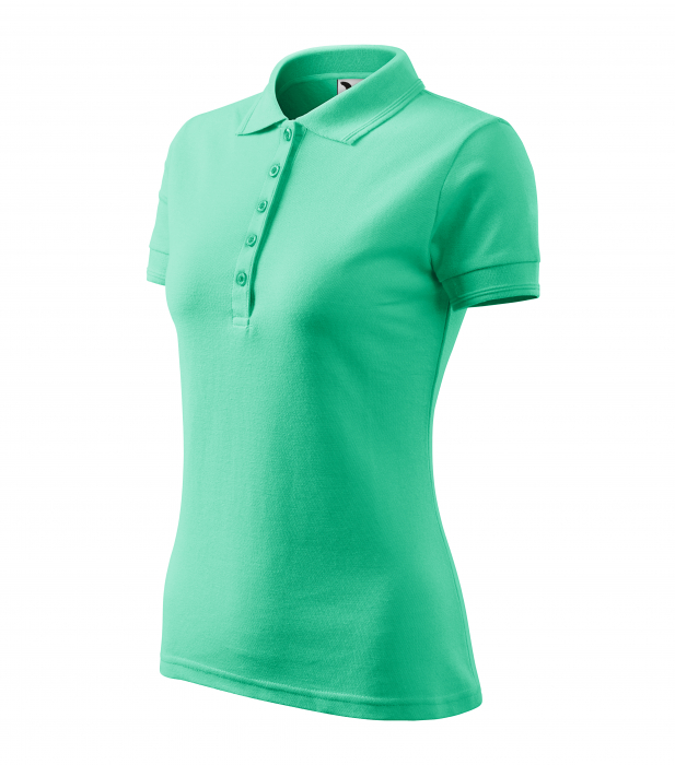 Tricou polo dama maneca scurta Alb , XS [63]