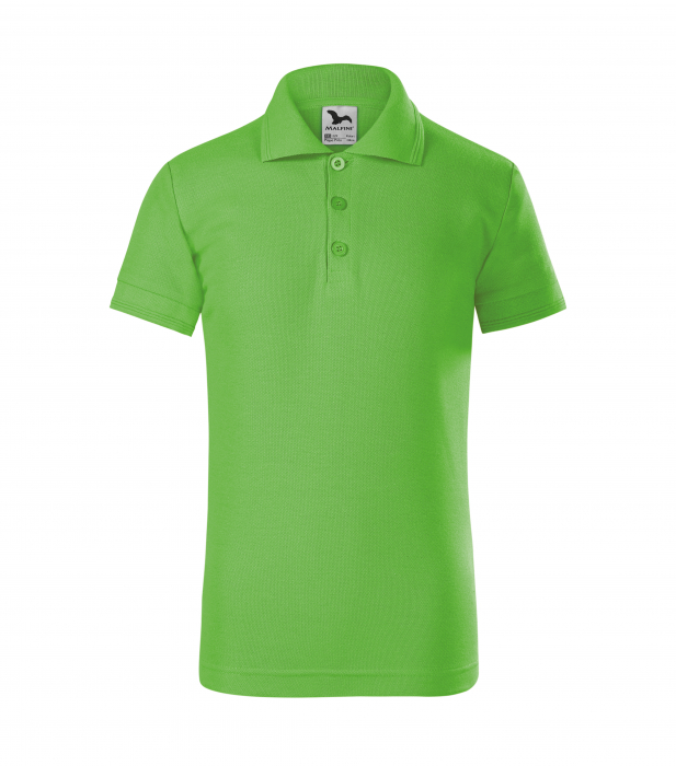 Tricou polo copii maneca scurta alb , 146 cm/10 ani [30]