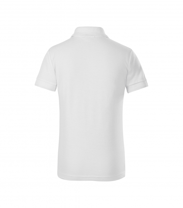 Tricou polo copii maneca scurta alb , 146 cm/10 ani [3]