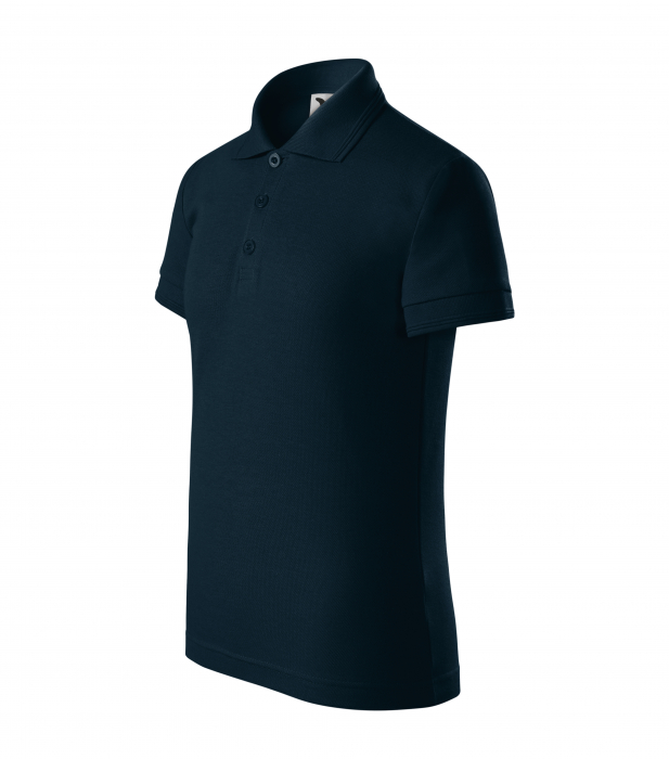 Tricou polo copii maneca scurta alb , 146 cm/10 ani [9]