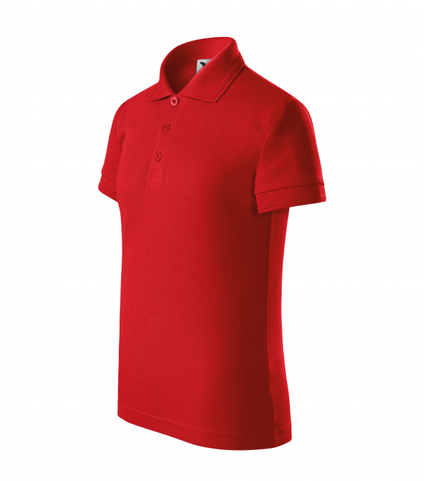 Tricou polo copii maneca scurta alb , 146 cm/10 ani [15]