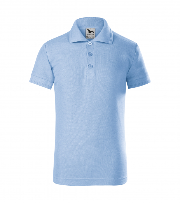 Tricou polo copii maneca scurta alb , 146 cm/10 ani [24]