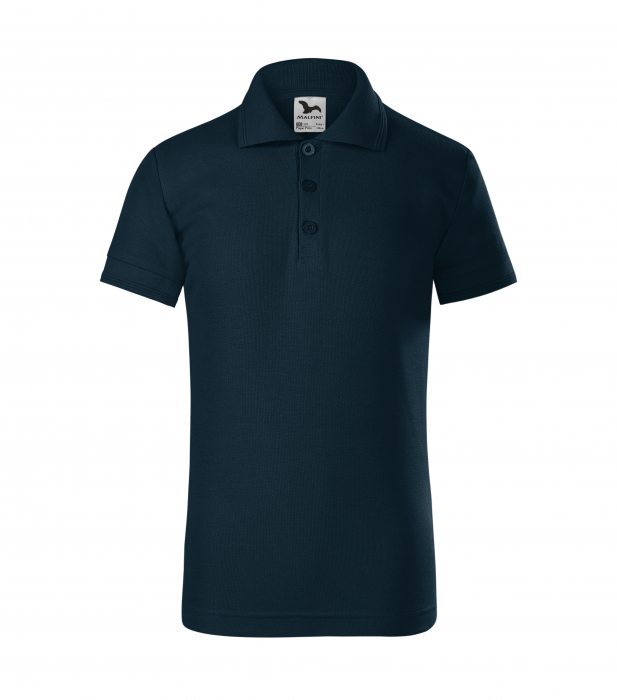 Tricou polo copii maneca scurta alb , 146 cm/10 ani [7]