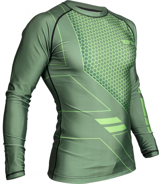 Tricou Rash Guard “COMBat” , Top Ten, Verde, L [3]