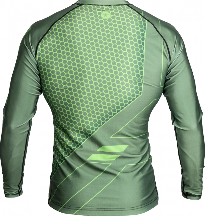 Tricou Rash Guard “COMBat” , Top Ten, Verde, L [2]