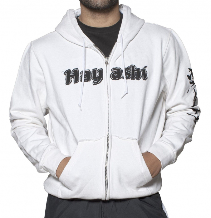 ZIP Hoodie “Karate-Do” - white, size L [2]