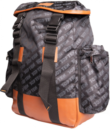 Rucsac sport elegant “Daily”, Top Ten, gri cu portocaliu, dimensiuni: 32x45x14 cm [5]