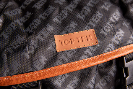 Rucsac sport elegant “Daily”, Top Ten, gri cu portocaliu, dimensiuni: 32x45x14 cm [3]