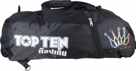 Genti sport, fitness - Geanta rucsac "Aisun", Top Ten, Negru, 55 cm x 29 cm x 27 cm