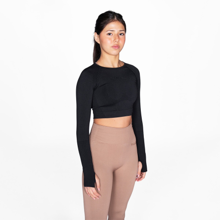 Bluze sport dama - Bluza dama crop FW TOP 24, marimea S
