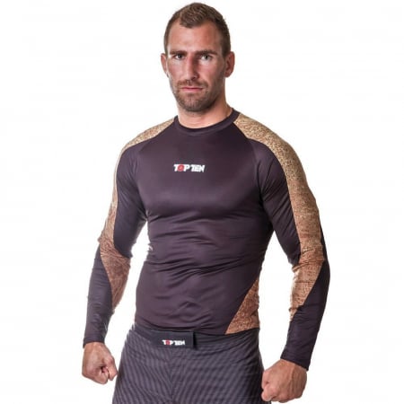 Tricouri sport barbati - Bluza "MMA OCTAGON" Top Ten