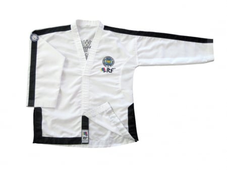 Sporturi - Bluza uniforma MATRIX centuri negre 4-6 DAN, 180 cm