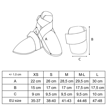 Botosei Fight de la TOP TEN, aprobati ITF si WAKO, negru, XS [6]