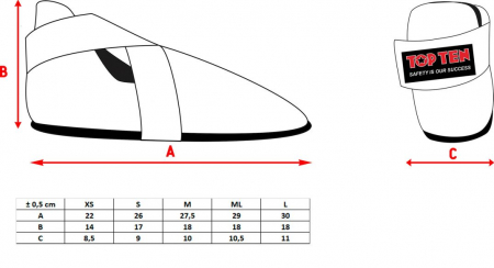 Botosei Fight de la TOP TEN, aprobati ITF si WAKO, negru, XS [5]