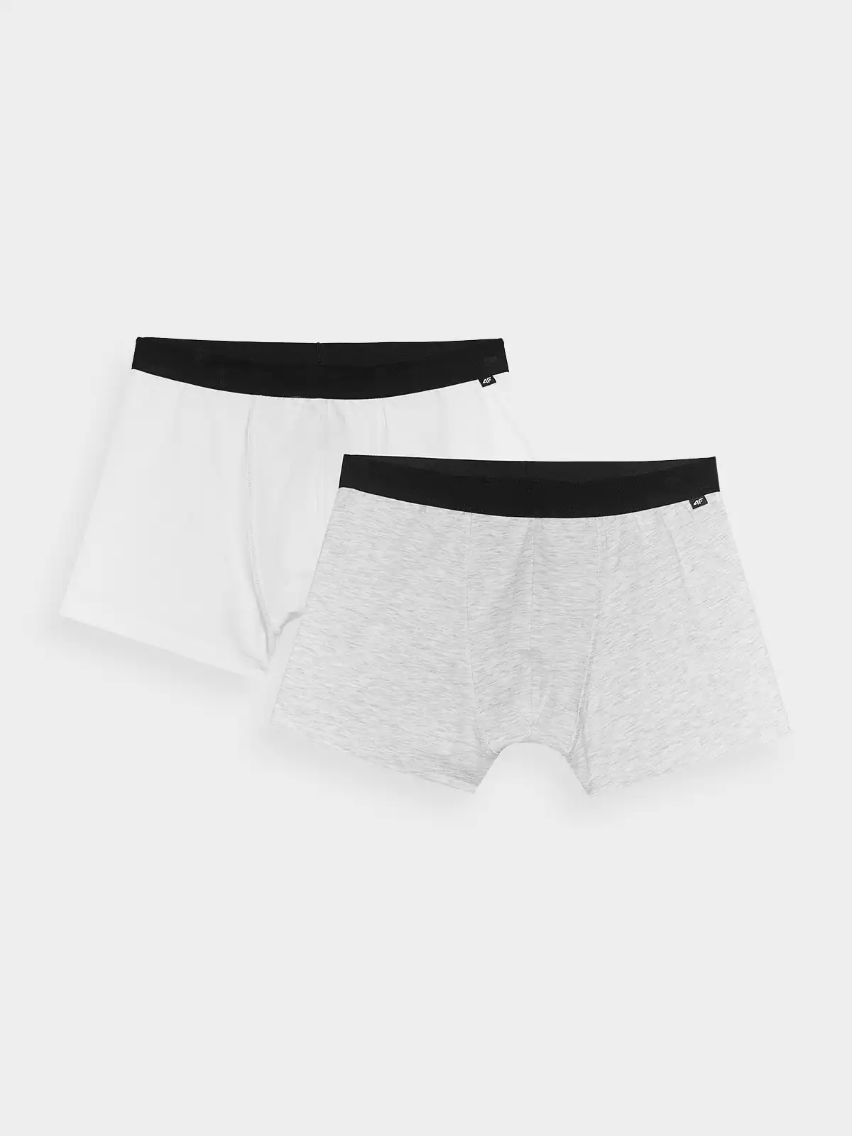 Lenjerie intima - Boxeri 4F, alb-gri, M