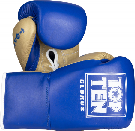 Manusi - Boxhandschuhe “GLORUS” - blue-gold, 10 oz