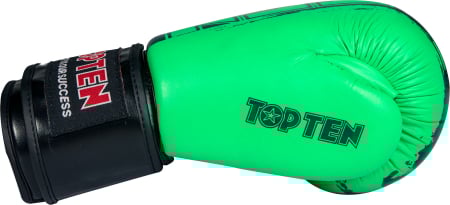 Manusi „Power Ink“, Top Ten, omologat WAKO,verde, 10 OZ [4]