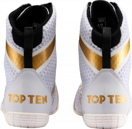 Ghete box “Speedmaster” - alb-auriu, marime 45 [3]