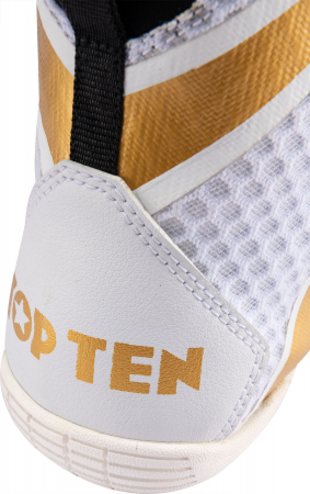 Ghete box “Speedmaster” - alb-auriu, marime 45 [7]