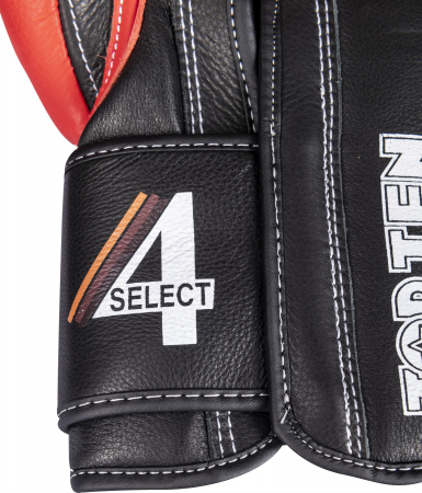 Manusi Box “4select” piele - rosu-negru, 10 oz [5]