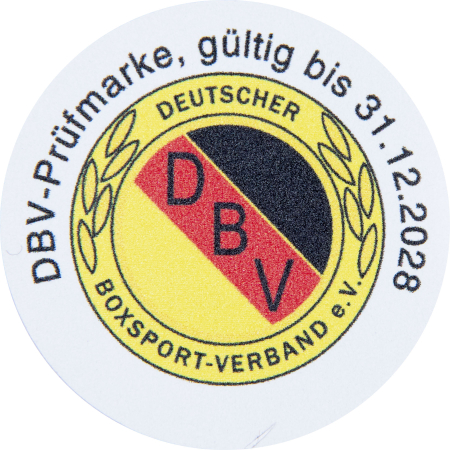 Boxing gloves "Competition" - 12 oz, red, with DBV certification for competitions of the German Boxing Association (Deutscher Boxsport-Verband e.V.) [1]