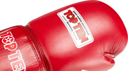 Boxing gloves "Competition" - 10 oz, red, with DBV certification for competitions of the German Boxing Association (Deutscher Boxsport-Verband e.V.) [3]