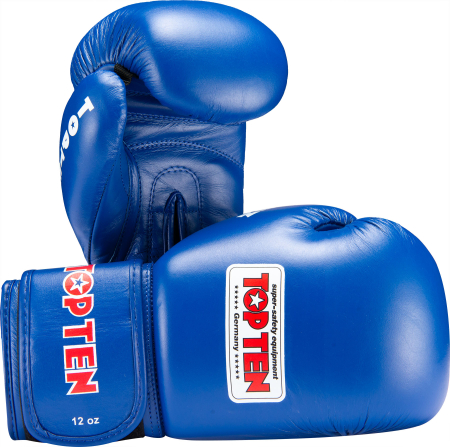 Import - Boxing gloves "Competition" - 12 oz, blue, with DBV certification for competitions of the German Boxing Association (Deutscher Boxsport-Verband e.V.)