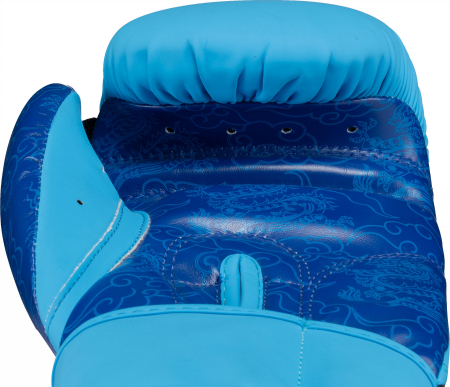 Manusi de box “Dragon” - 14 oz, albastru [4]