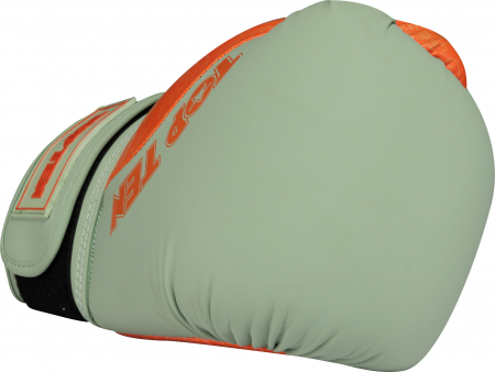 Manusi de box „Dragon” - 14 oz, verde-portocaliu. [1]